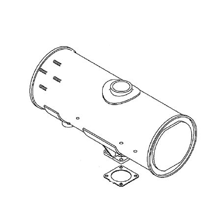 Muffler Silencer K9006581 for Doosan DX60R DX62R-3 DX63-3 DX80R E60 E62 E80