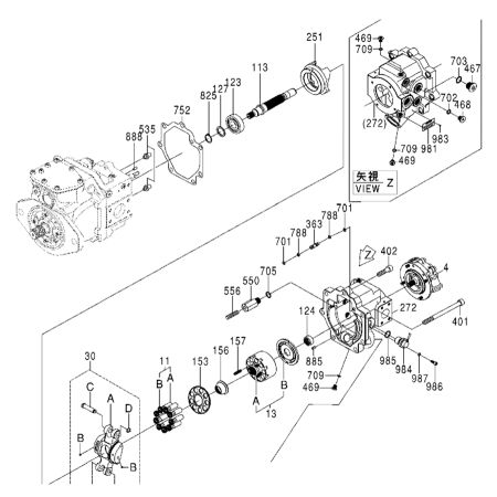 Bomba de pistão 4666665 9295139 para escavadeira Hitachi ZX70-3 ZX70-3-HCME ZX80LCK-3