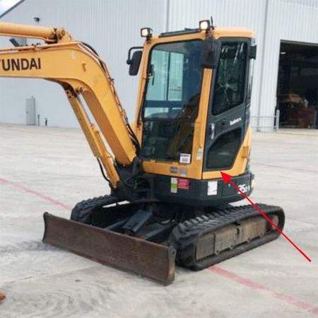 Conjunto de porta lateral XJDH-04207 para escavadeira Hyundai R22-7