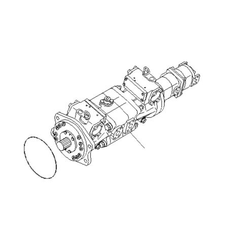Steering Pump 708-2H-00260 7082H00260 for Komatsu Wheel Loaders WA1200-3