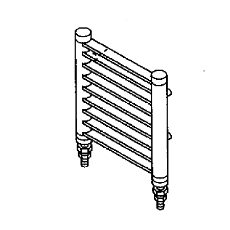 Transmission Pump Oil Cooler 4335611 for Hitachi Excavator EX1100-3 EX1200-5 EX1200-5C EX1200-5D EX1800-3 EX1900-5 EX2500 EX2500-5 EX3500 EX3600-5 EX5500 EX5500-5 EX8000