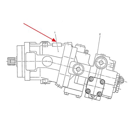 Travel Piston Motor B5112Z9784-1 B5112Z9784-2 for Doosan Daewoo Excavator SOLAR 50W-III