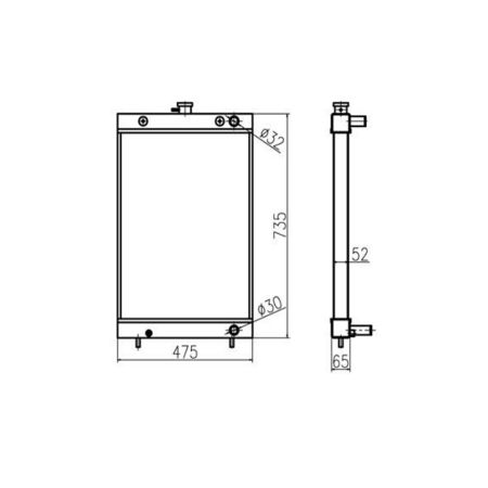 water-tank-radiator-ass-y-11m9-45010-11m945010-for-hyundai-excavator-r55-9-r55w-9