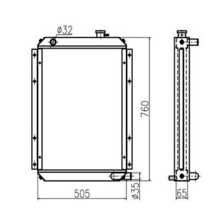 water-tank-radiator-ass-y-for-doosan-excavator-dh80gold