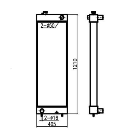 water-tank-radiator-ass-y-for-doosan-excavator-dx380lc