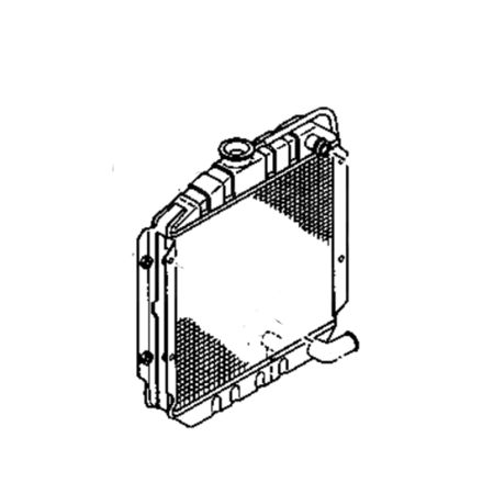 Water Radiator 20M-03-11101 20M0311101 FF782203100 for Komatsu Excavator PC05-1 PC05-5 PC12UU-1 Loaders SK04-2