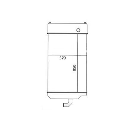 Water Tank Radiator 347697 1896651 3347677 1915360 for Caterpillar CAT Wheel Loader 950G II 962G II 950B