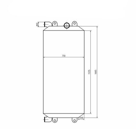 Buy Water Tank Radiator 373-8721 for Caterpillar Tractor Cat  D11T from WWW.SOONPARTS.COM online store