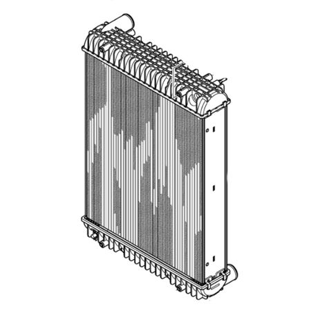 Radiateur de réservoir d'eau 3J032-45020 pour Kubota M7-131P M7131PB M7131S M7-151P M7151S M7-171P M7171S