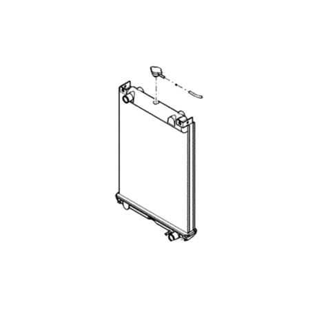 Water Tank Radiator ASS'Y PS05P00005S001 for New Holland Excavator E55BX