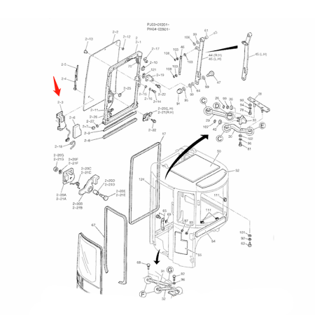 Buy Wiper Motor PM76S00001F1 for New Holland Excavator E27 E27B E27SR E30 E30B E30SR E35 E35B E35SR from WWW.SOONPARTS.COM online store