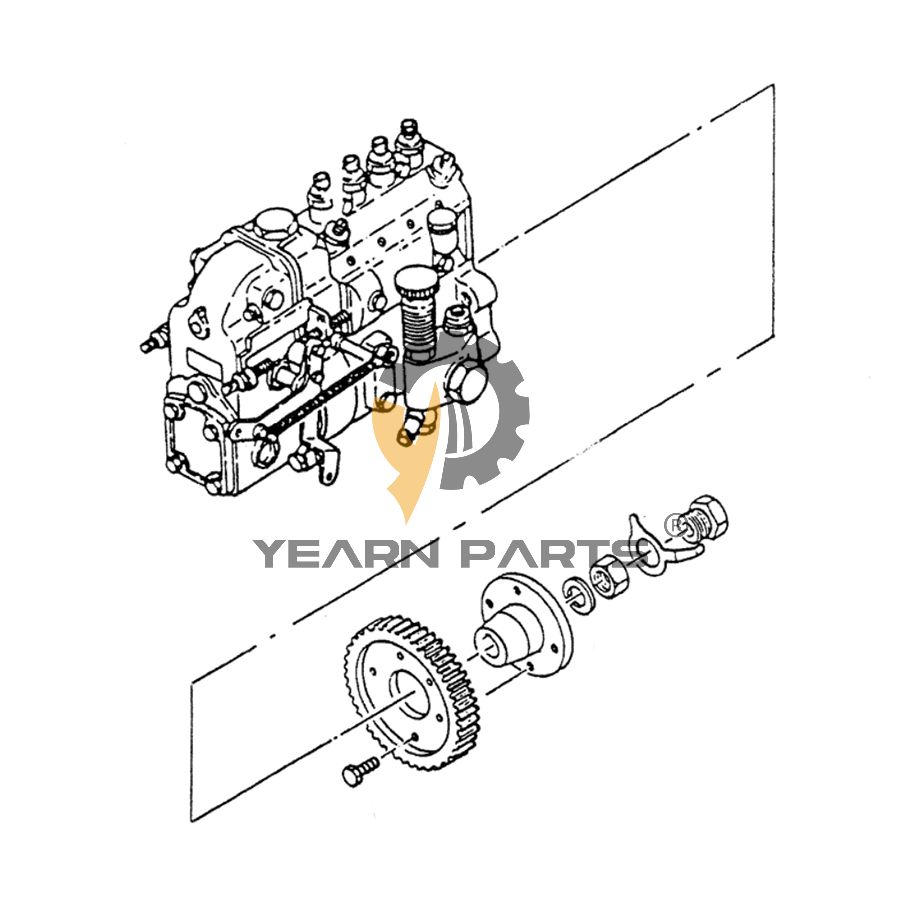 Fuel Injection Pump VI8970208800 VI8971384740 for Kobelco Excavator SK100 SK100L SK100-3