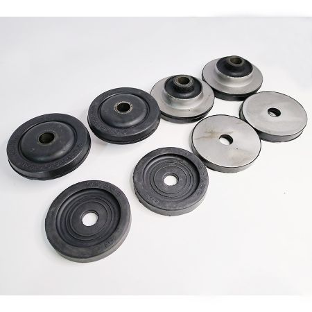 1 Set Engine Rubber Mounting KNH0755 KRH1226 for Case CX130 CX160 Excavator with Cummins 4TA-390