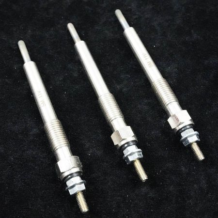 3pcs Glow Plug VOE15079818 for Volvo EC27C EC35C ECR38 ECR48C MC60B Excavator