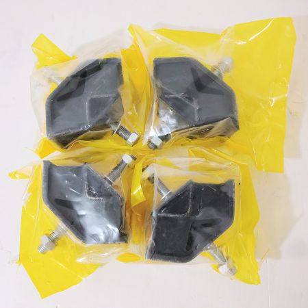 4 PCS Engine Mounting Rubber Cushion 20R-01-29111 20T-01-35162 for Komatsu Excavator PC40-5 PC40-6 PC50UU-1