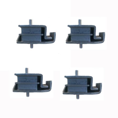 4 PCS Front Engine Mounting Rubber Cushion 20S-01-71332 for Komatsu Excavator PC45MR-5 PC45MR-5M0 PC55MR-5 PC55MR-5M0 PC57-7 Engine S4D87E-1-CH