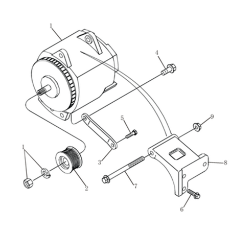 Buy Alternator J939029 for Case Excavator CX330 from YEARNPARTS store