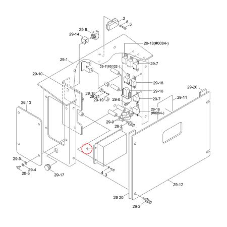 Electrical Box CPU Controller 21ER-32110 for Hyundai R200W-3 Excavator with Cummins B5.9-C Engine