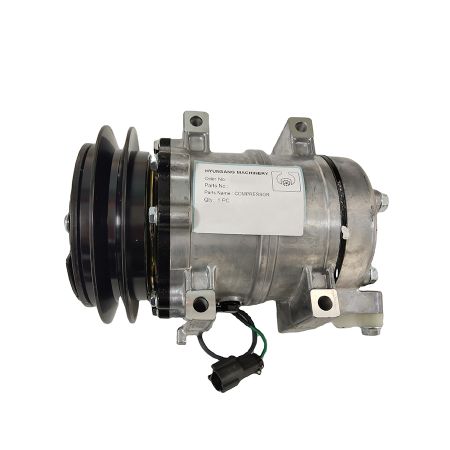 AC Compressor 4413062 for Hitachi Excavator EX55UR-3 ZX40U ZX50U ZX50UNA ZX55UR