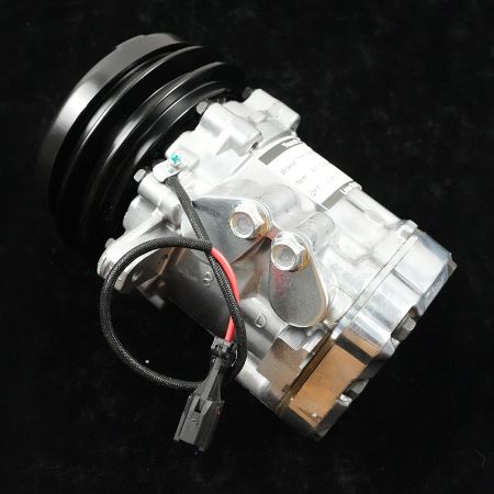A/C Compressor 4615804 for Hitachi Excavator ZX27U-2 ZX27U-3 ZX29U-3 ZX30U-2 ZX30U-3 ZX30UR-2 ZX33U-3 ZX35U-2 ZX35U-3