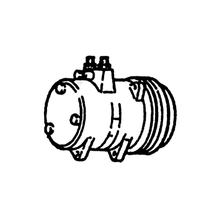 A/C Compressor PH91V00002F1 for Kobelco Excavator 30SR 30SR-2 35SR 35SR-2 SK25SR SK45SR SK45SR-2