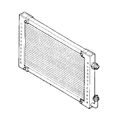 A/C Condenser 4291308 for Hitachi Excavator EX100-2 EX120-2 EX200-2 EX60-2 EX60LCK-3