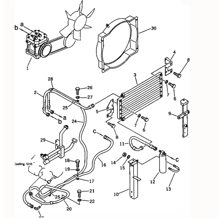 A/C Condenser 509631-5950 5096315950 for Bobcat Excavator 130