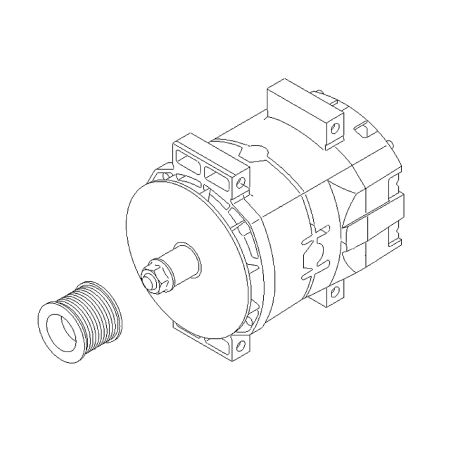 Alternator 3686067 for Hyundai R480LC-9A R520LC-9A Excavator