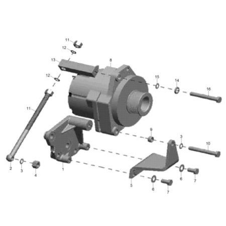 Alternador XCAF-00287 para Hyundai SL760 SL763S SL765 SL765S