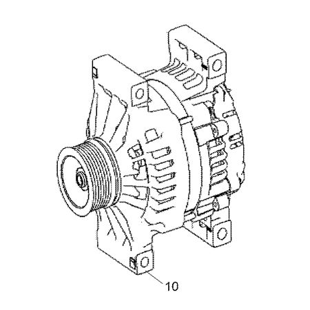 Alternator ZGBS-00308 ZGBS-00309 for Hyundai 180D-9 Forklift