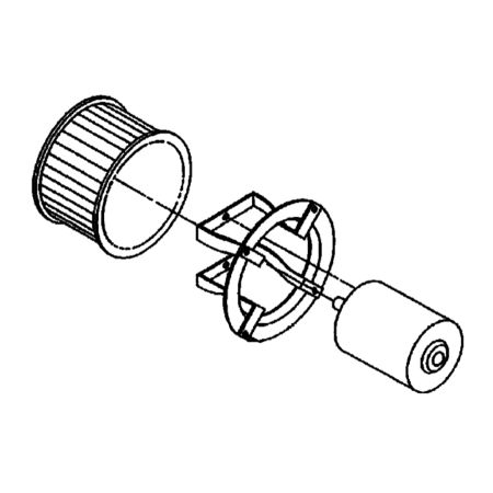 Blower Motor 6648468 6660658 for Bobcat Excavator 220 220 225 231 320 322 325 328 331 334