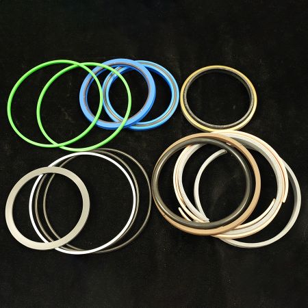 Bucket Cylinder Seal Kit 2438U1105R500 2438U1105R500P for Kobelco SK220-4 SK200LC-4 SK210-4 SK210LC-4 Excavator Rod 80 mm Bore 120 mm
