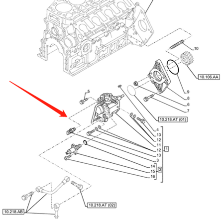 Buy Fuel Injection Pump VI8973865575 47489812 for Case Excavator CX75C SR Isuzu Engine AP-4LE2XASS01 at yearnparts