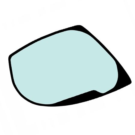 Cab Right Side Window Glass RH 903-00072A for Doosan Daewoo DX140LC DX170W DX210W DX230LC DX300LL DX350LC