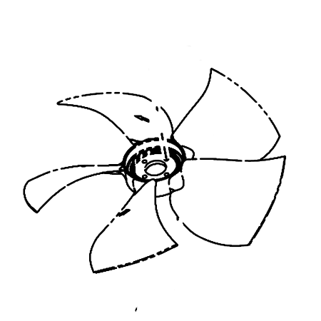 Cooling Fan Blade 7170673 7231756 for Bobcat Loader S510 S530 S550 S570 S590 S630 S650 T550 T590 T630 T650