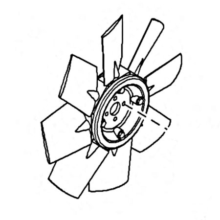 Cooling Fan BLADE 7238913 for Doosan Daewoo DX19 Excavator