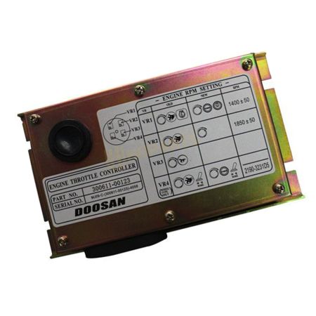 Engine Throttle Controller 300611-00123 300611-00138 for Doosan Daewoo Excavator DH220-5 S225-V