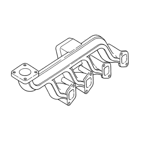 Exhaust Manifold VI8944288030 8944288030 for Kobelco Excavator K903C Isuzu Engine 4JB1