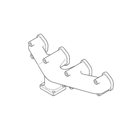 Buy Exhaust Manifold 6204-11-5120 for Komatsu Excavator PC60-3 PC60LC-3 Engine 4D95 from YEARNPARTS store