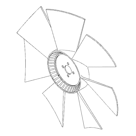 Fan Cooling 191-0559 1910559 for Caterpillar Excavator CAT 303.5 304.5 Engine 3024 3013
