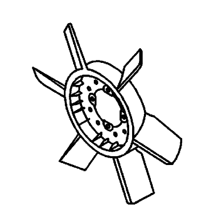 Fan Cooling Blade Spider 1136602891 for Hitachi Excavator EX125WD-5 EX200-5 EX200SS-5 EX210H-5 EX225USR(LC) EX225USRK(LC) ZX125W