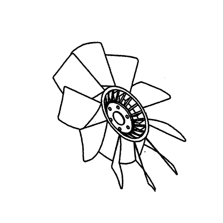 Fan Cooling Blade VAME219003 for New Holland Excavator E160 EH160