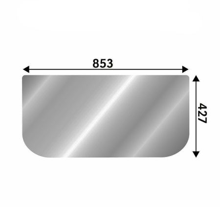 Front Lower Glass 903-00074 for Doosan Daewoo Excavator DX380LC DX420LC DX480LC DX520LC DX700LC TXC225LC-2