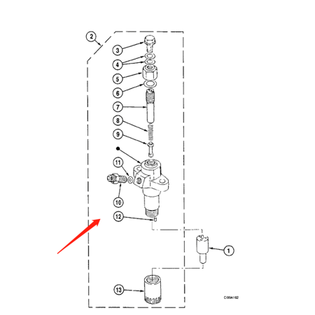 Buy Fuel Injector Holder 1153300941 for Hitachi Excavator BX70 BX70D EX100 EX100M EX100W EX100WD EX160WD EX90 LX80 at yearnparts