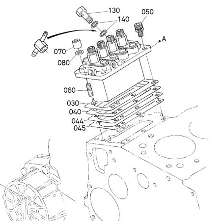 Fuel Injection Pump KBT1606251010 Hitachi EX40UR-3 ZX30 ZX30UR ZX35 ZX40UR Excavator with Kubota V1505-BH Engine