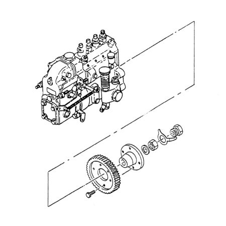 Fuel Injection Pump VI8970208800 VI8971384740 for Kobelco Excavator SK100 SK100L SK100-3