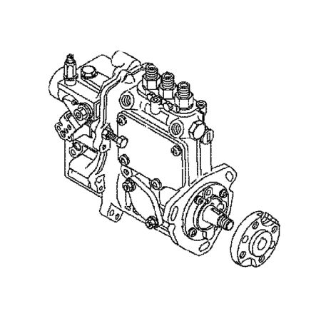 Bomba de injeção de combustível YNM719740-51410 Hitachi ZX22U-2 Escavadeira com motor Yanmar 3TNV76-XHB