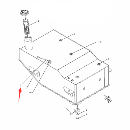 Buy Fuel Lever Sender Sensor 322-7451 3227451 for Caterpillar Wheel Loader CAT 966G 966G II 966H 972G 972G II 972H from YEARNPARTS oline store