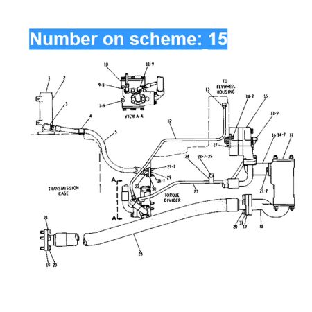 Gear Pump 2P-9239 for Caterpillar Tractor CAT D7F D7G D8K D9H Engine 3306 D342 D353
