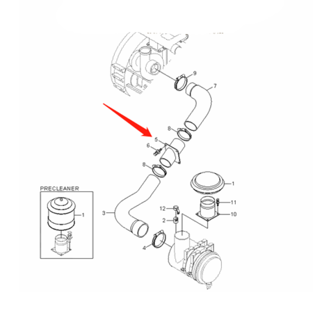 hose-1bq8-21010-for-hyundai-excavator-r300lc-9s